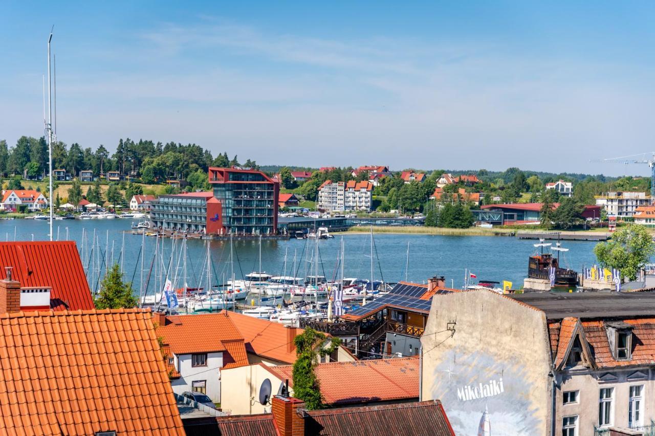 Apartament Z Widokiem Mikołajki Esterno foto